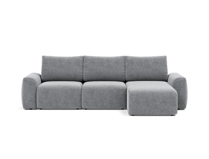 NORUM Sofa Bed with Chaise Chunky Arms 150x240CM