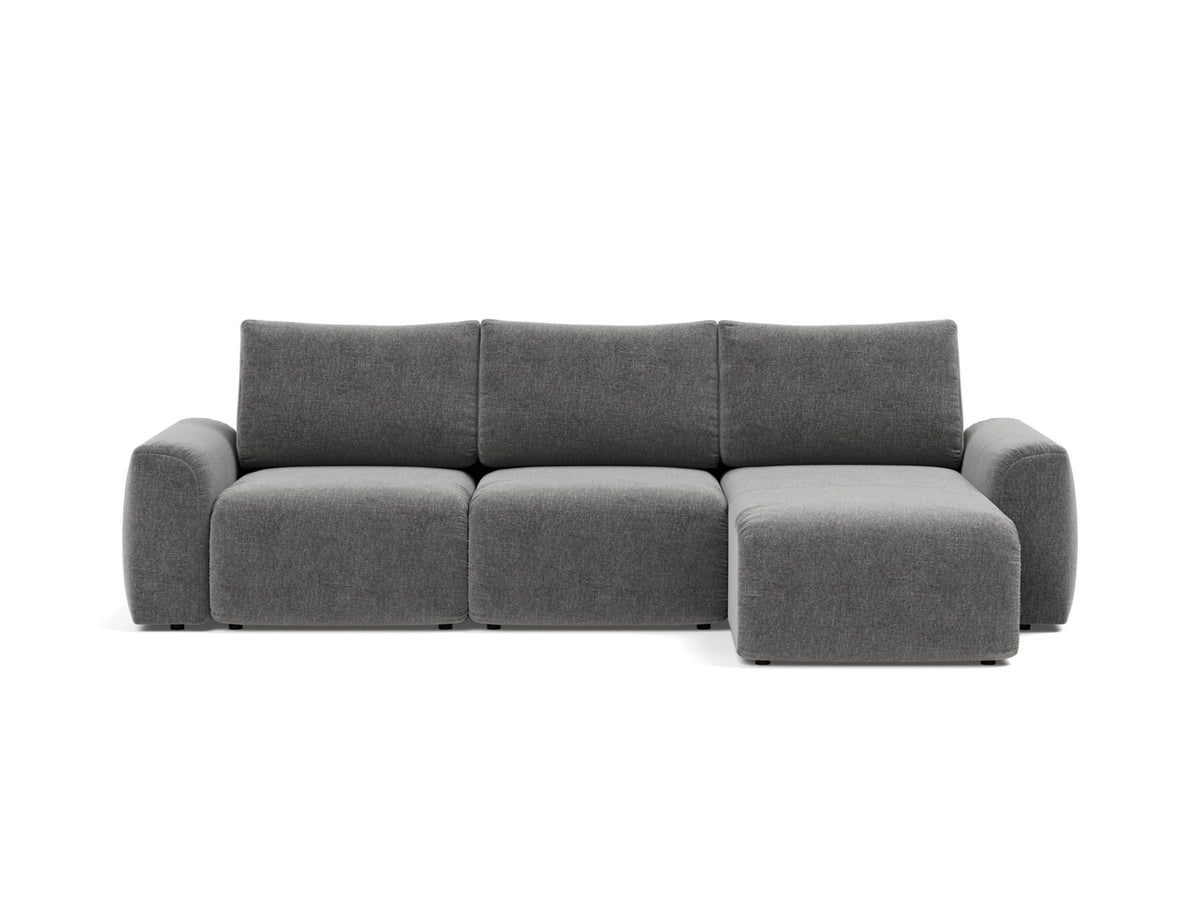 NORUM Sofa Bed with Chaise Chunky Arms 150x240CM