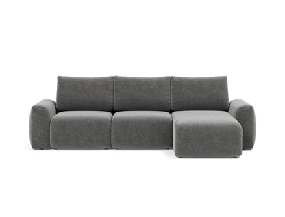 NORUM Sofa Bed with Chaise Chunky Arms 150x240CM