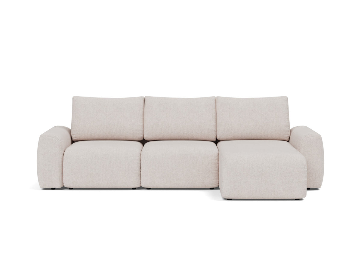 NORUM Sofa Bed with Chaise Chunky Arms 150x240CM