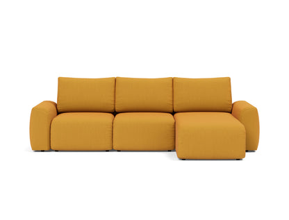 NORUM Sofa Bed with Chaise Chunky Arms 150x240CM