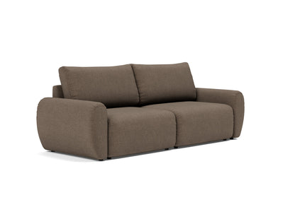 NORUM Sofa Bed Curve Arms, 3/4 view