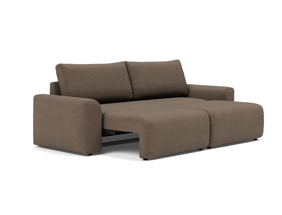 NORUM Sofa Bed Chunky Arms, family lounger position