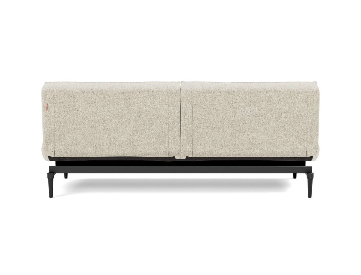 SPLITBACK Sofa Bed Styletto, Black Oak, back view