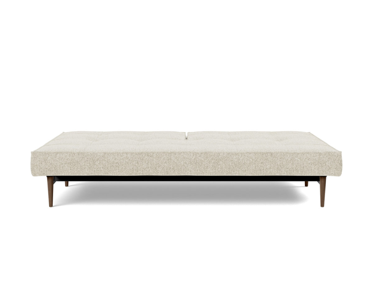 SPLITBACK Sofa Bed Styletto, Dark Oak, bed position