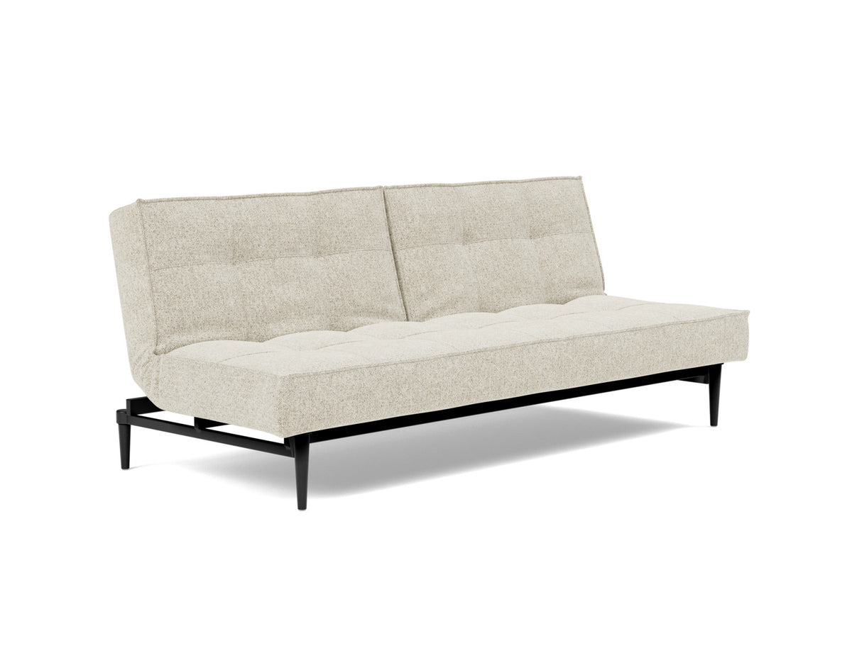 SPLITBACK Sofa Bed Styletto, Black Oak, 3/4 view