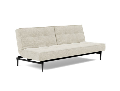 SPLITBACK Sofa Bed Styletto, Black Oak, 3/4 view