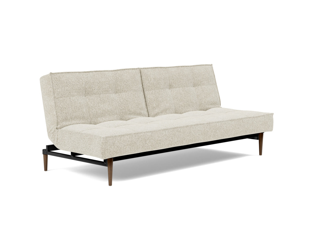 SPLITBACK Sofa Bed Styletto, Dark Oak, 3/4 view