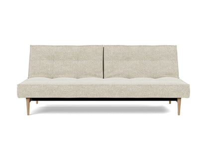 SPLITBACK Sofa Bed Styletto, Light Oak, front