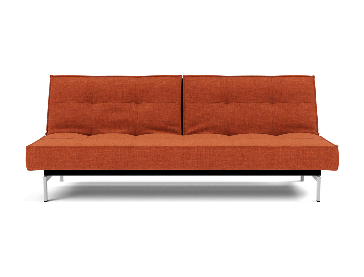 SPLITBACK Sofa Bed Chrome 115x210CM