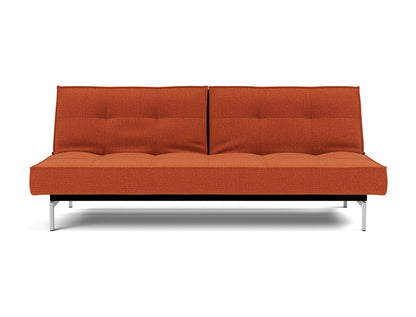 SPLITBACK Sofa Bed Chrome 115x210CM