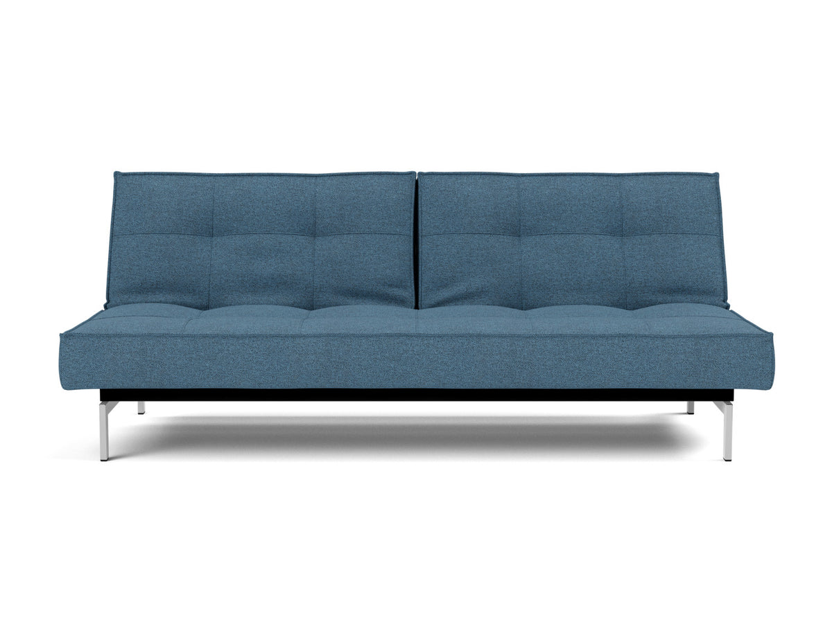 SPLITBACK Sofa Bed Chrome 115x210CM