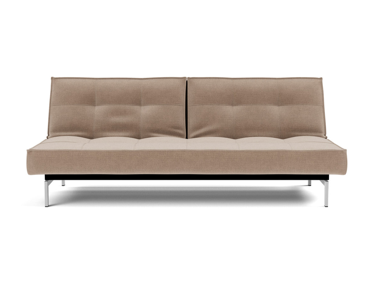 SPLITBACK Sofa Bed Chrome 115x210CM