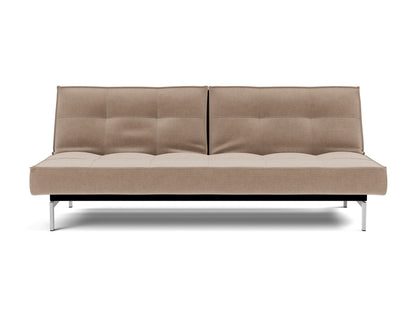 SPLITBACK Sofa Bed Chrome 115x210CM