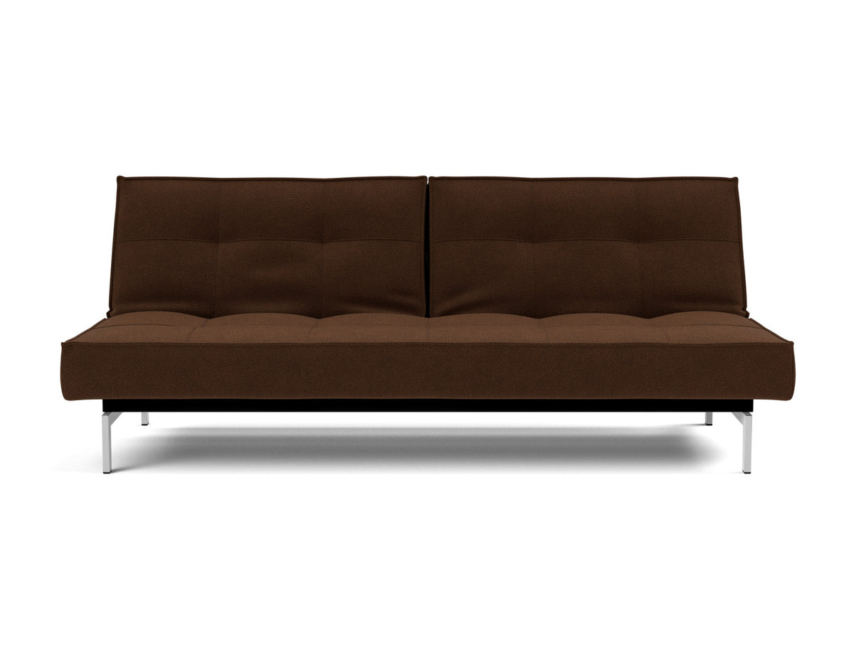 SPLITBACK Sofa Bed Chrome 115x210CM