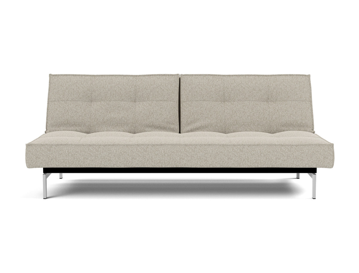 SPLITBACK Sofa Bed Chrome 115x210CM