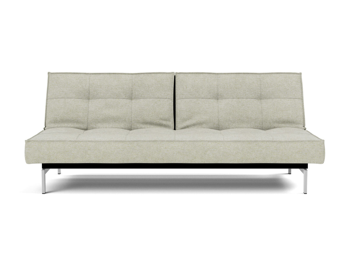 SPLITBACK Sofa Bed Chrome 115x210CM