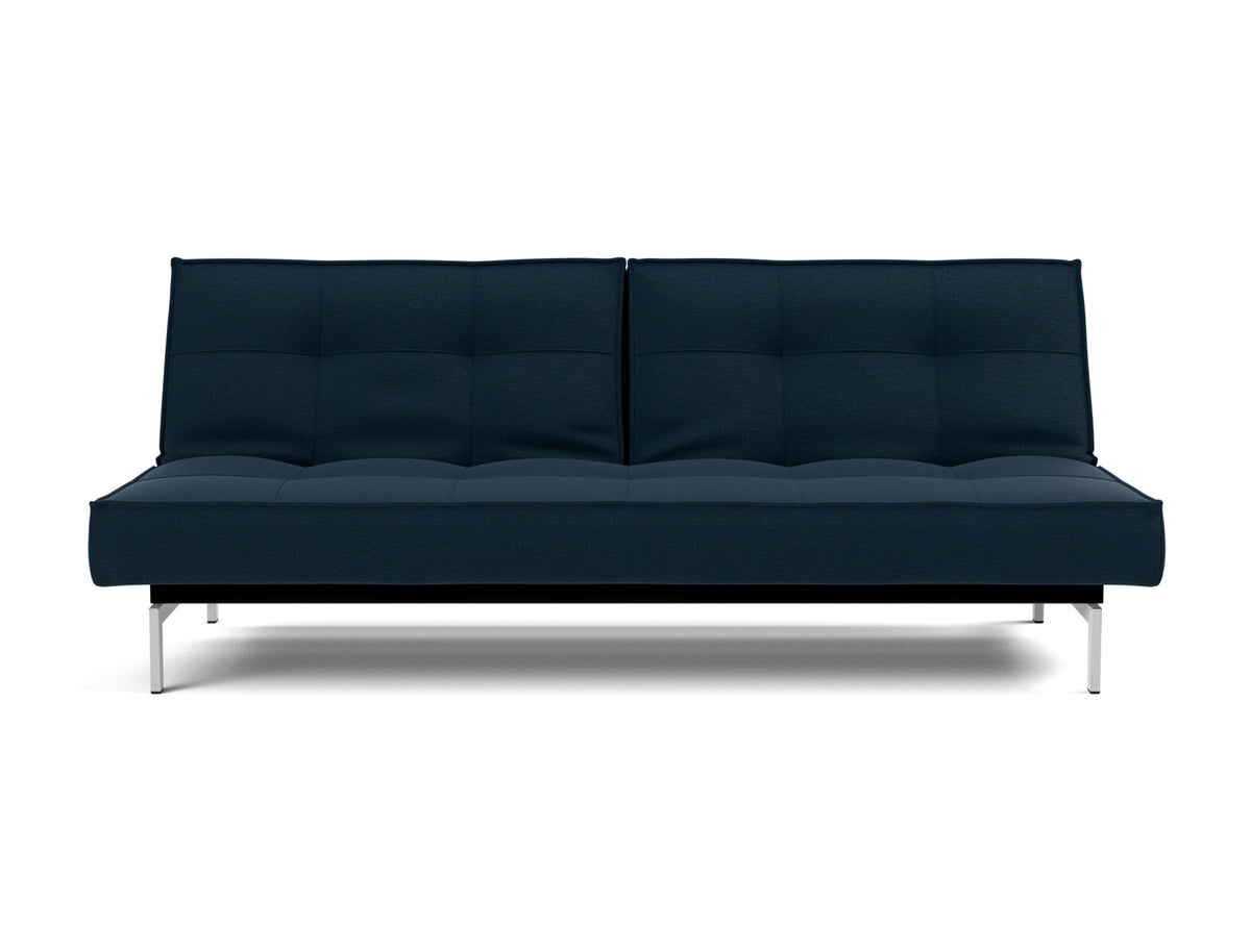 SPLITBACK Sofa Bed Chrome 115x210CM