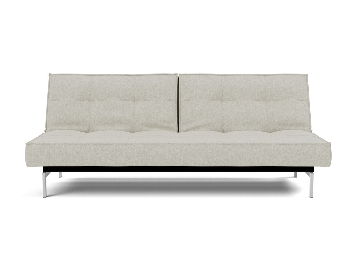 SPLITBACK Sofa Bed Chrome 115x210CM