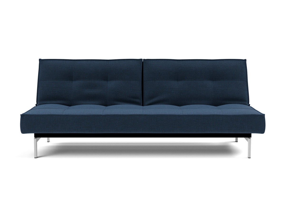 SPLITBACK Sofa Bed Chrome 115x210CM