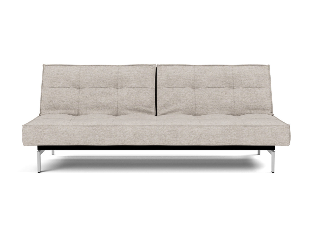 SPLITBACK Sofa Bed Chrome 115x210CM