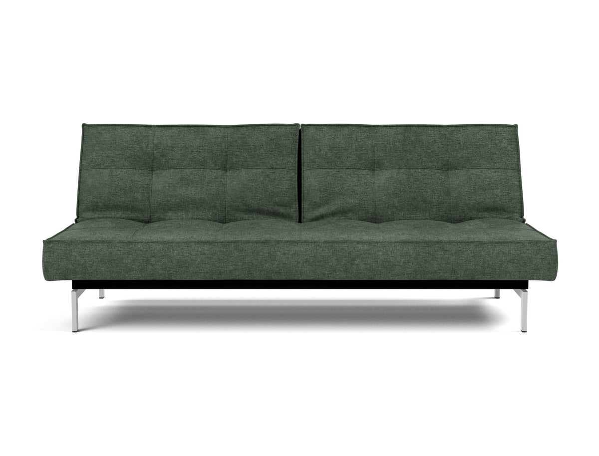 SPLITBACK Sofa Bed Chrome 115x210CM