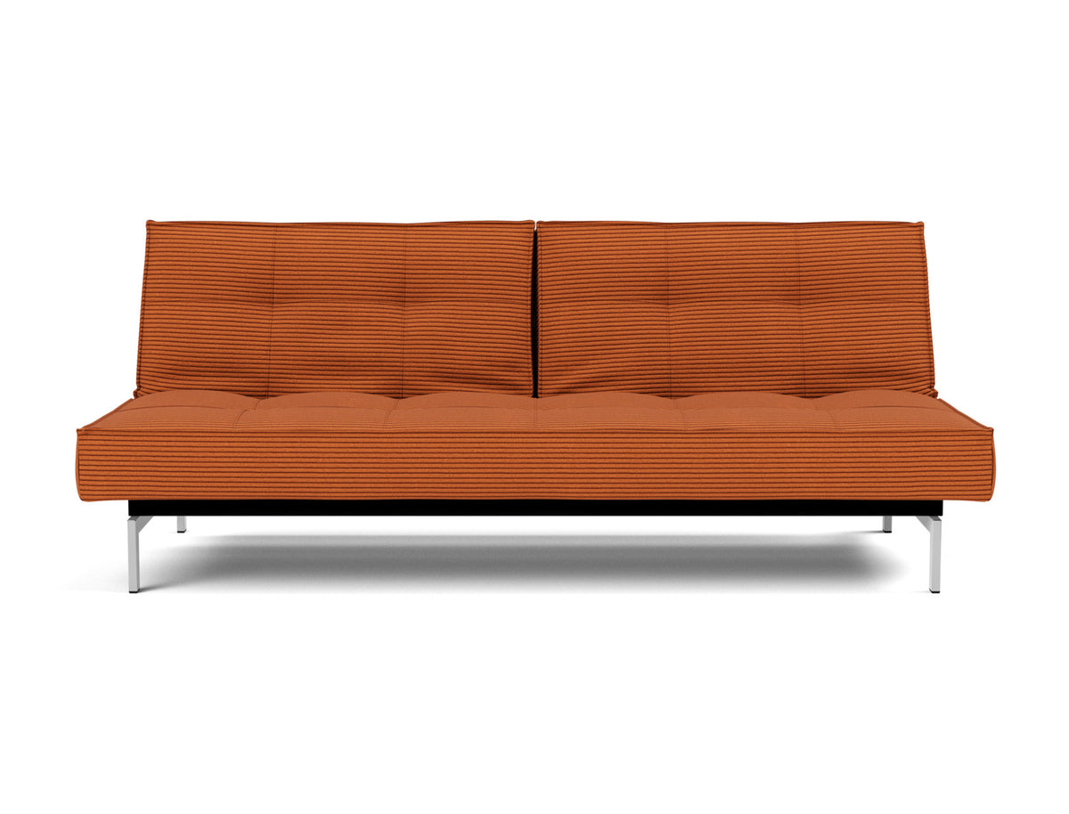 SPLITBACK Sofa Bed Chrome 115x210CM