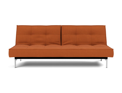 SPLITBACK Sofa Bed Chrome 115x210CM