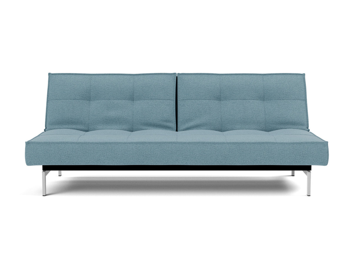 SPLITBACK Sofa Bed Chrome 115x210CM