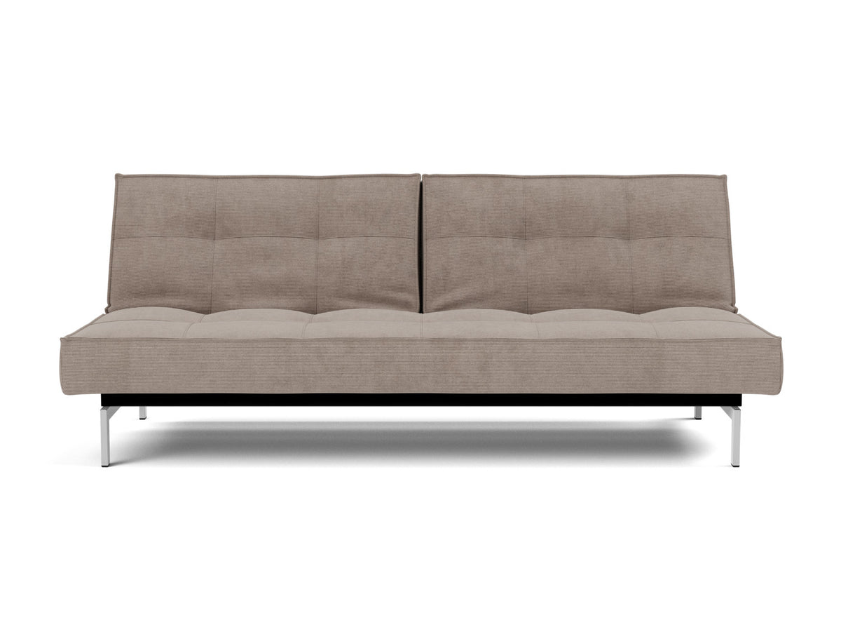 SPLITBACK Sofa Bed Chrome 115x210CM