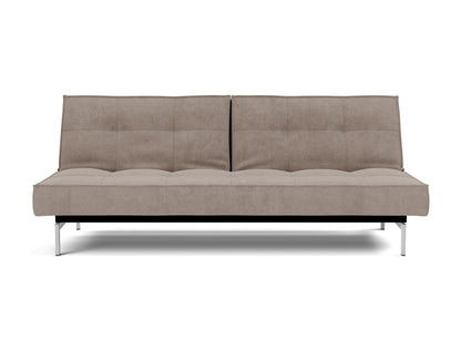 SPLITBACK Sofa Bed Chrome 115x210CM