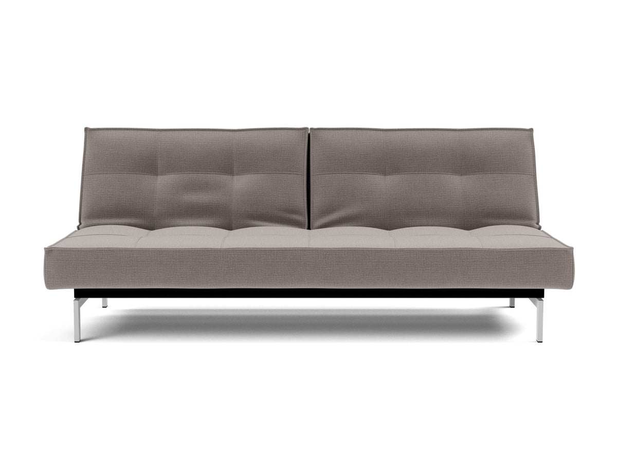 SPLITBACK Sofa Bed Chrome 115x210CM