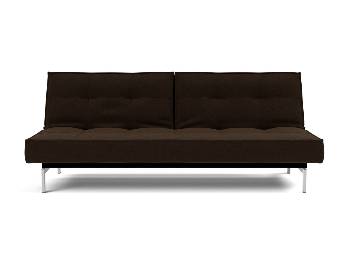 SPLITBACK Sofa Bed Chrome 115x210CM