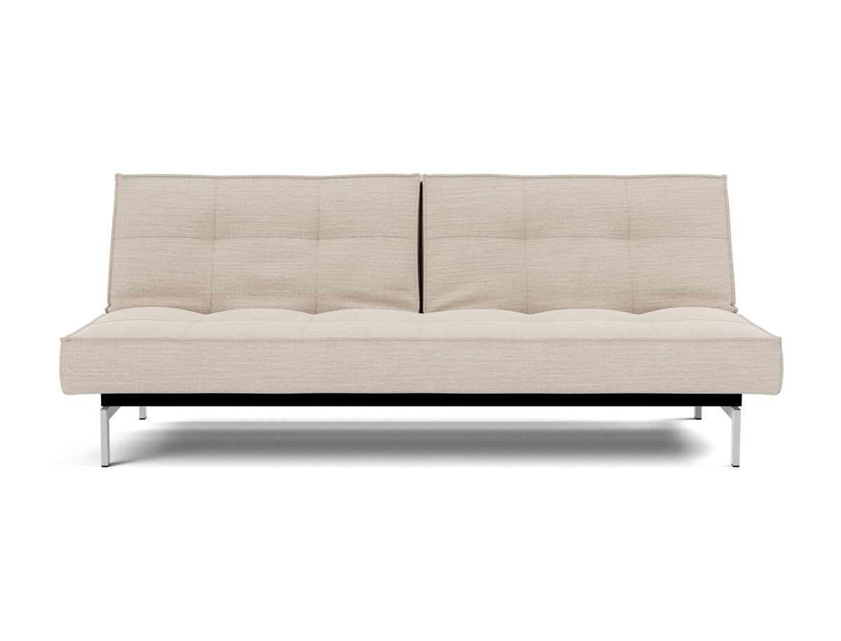 SPLITBACK Sofa Bed Chrome 115x210CM