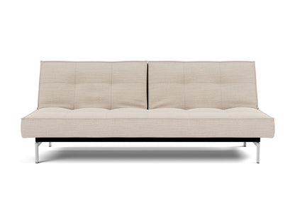 SPLITBACK Sofa Bed Chrome 115x210CM