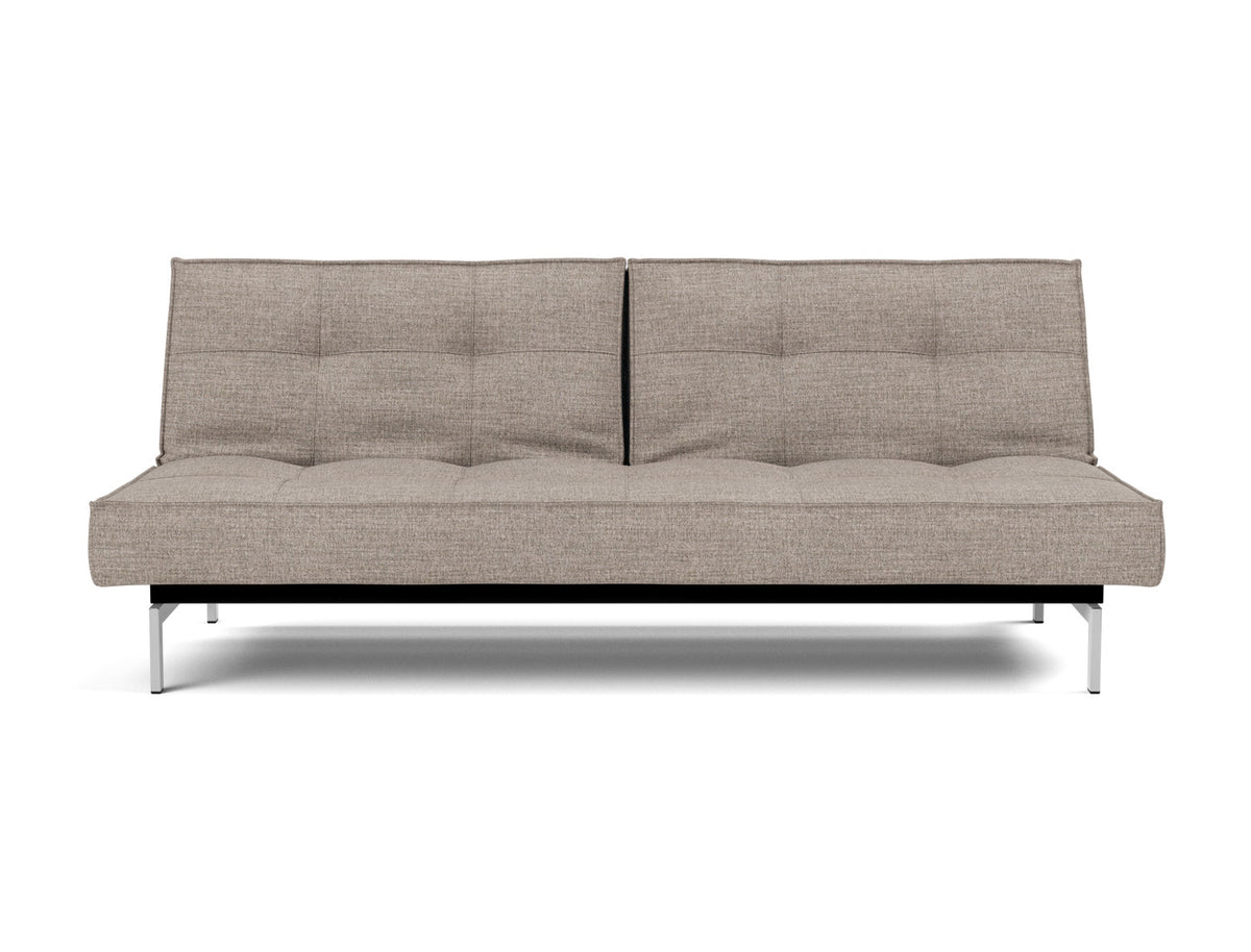 SPLITBACK Sofa Bed Chrome 115x210CM