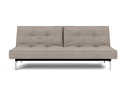 SPLITBACK Sofa Bed Chrome 115x210CM