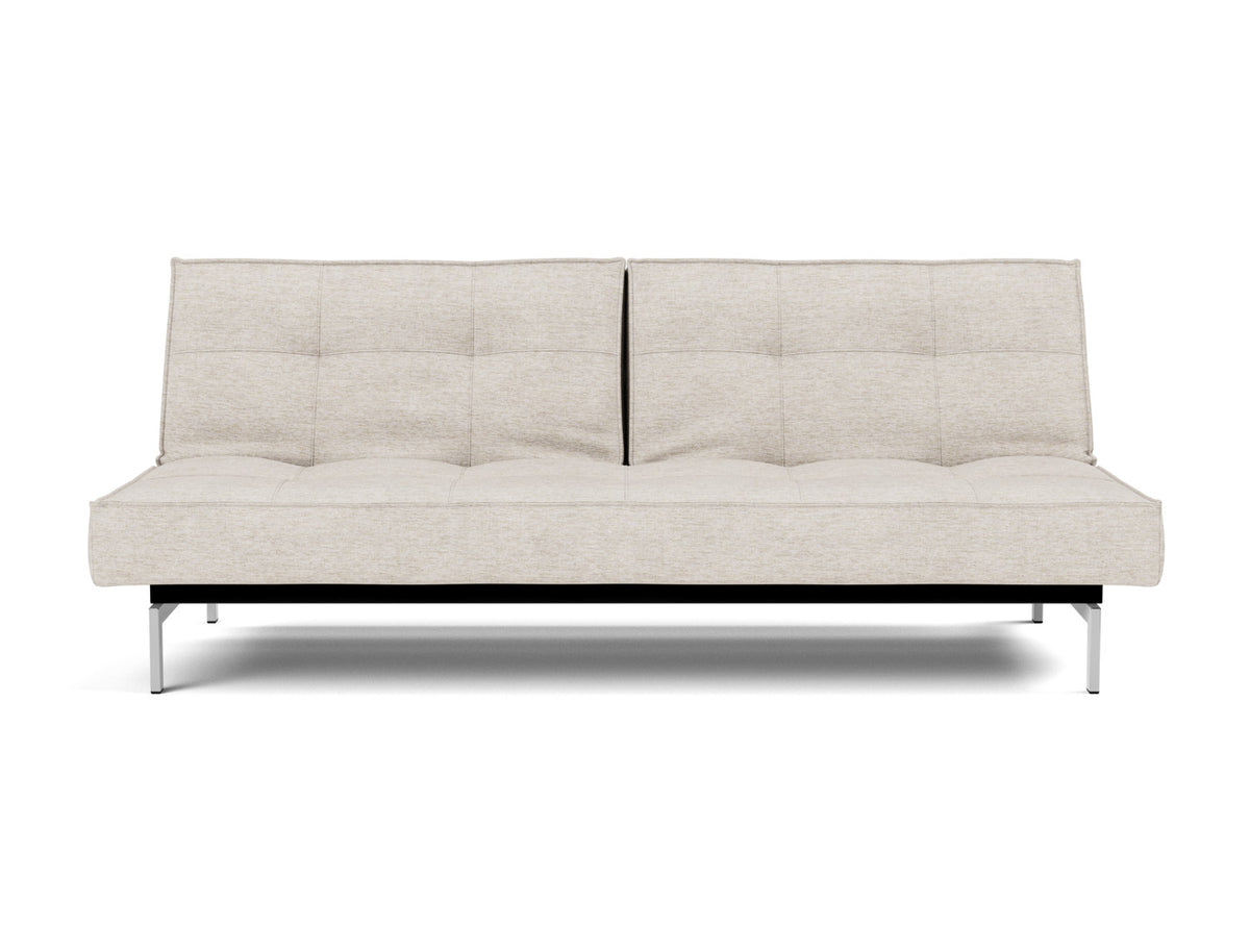 SPLITBACK Sofa Bed Chrome 115x210CM