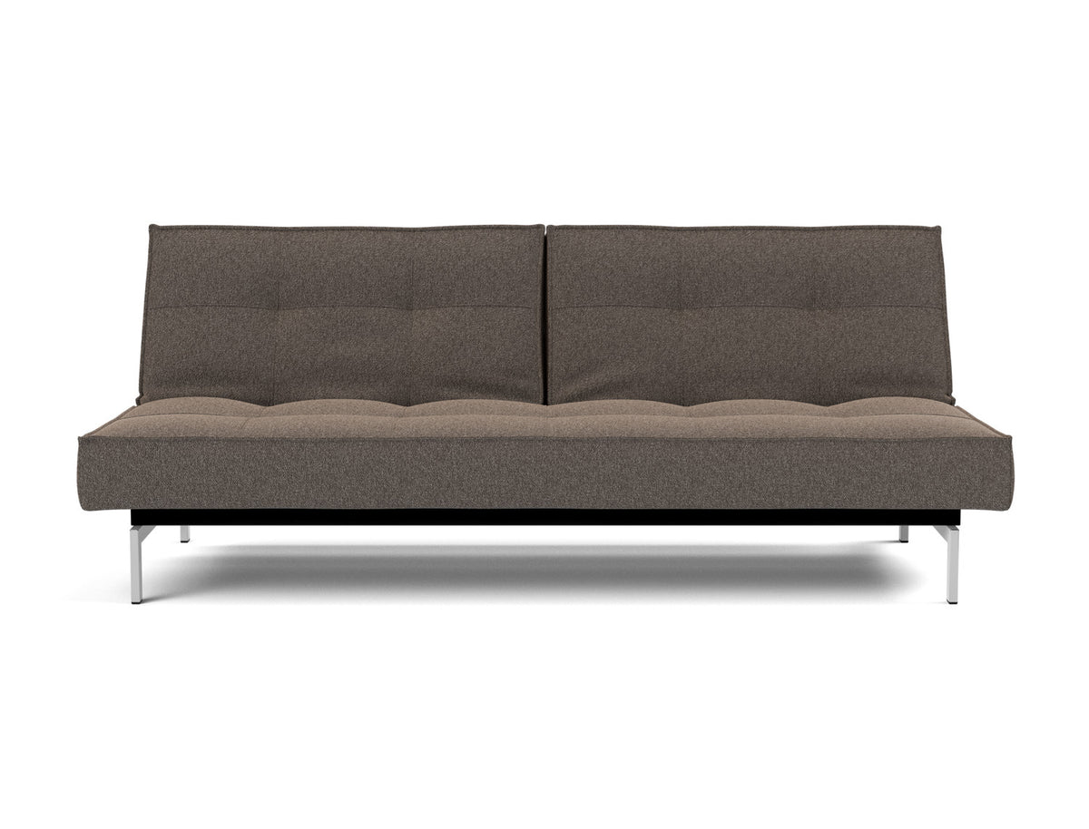SPLITBACK Sofa Bed Chrome 115x210CM