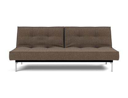 SPLITBACK Sofa Bed Chrome 115x210CM