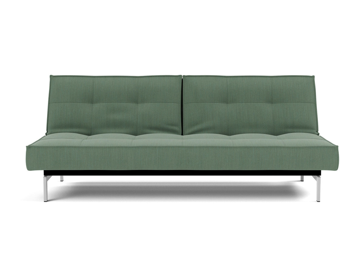 SPLITBACK Sofa Bed Chrome 115x210CM