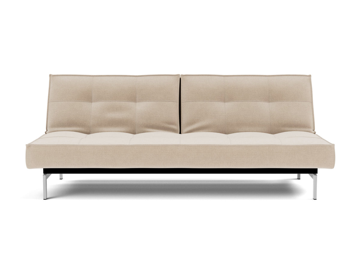 SPLITBACK Sofa Bed Chrome 115x210CM