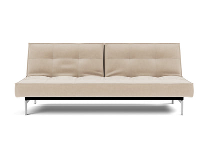 SPLITBACK Sofa Bed Chrome 115x210CM