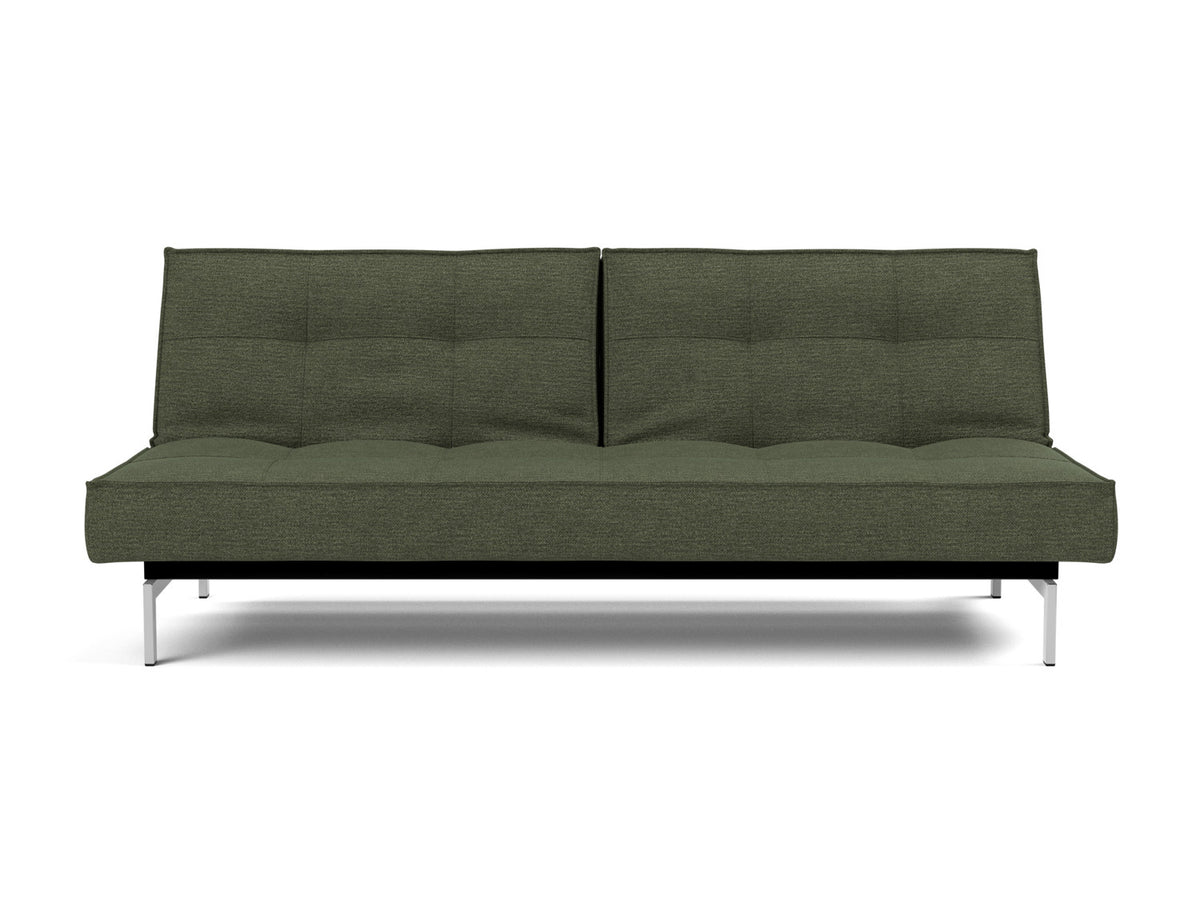 SPLITBACK Sofa Bed Chrome 115x210CM