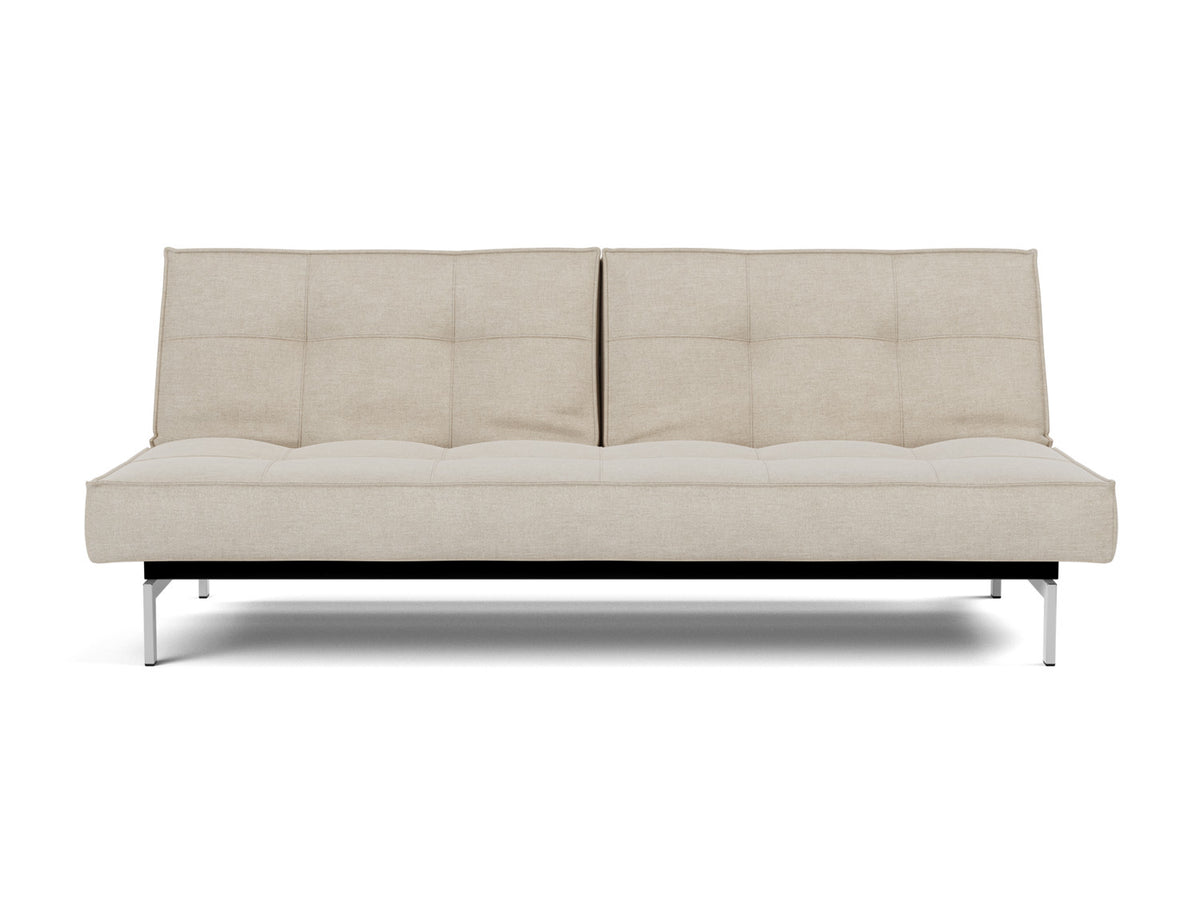 SPLITBACK Sofa Bed Chrome 115x210CM