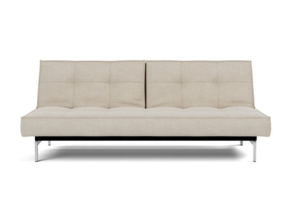 SPLITBACK Sofa Bed Chrome 115x210CM