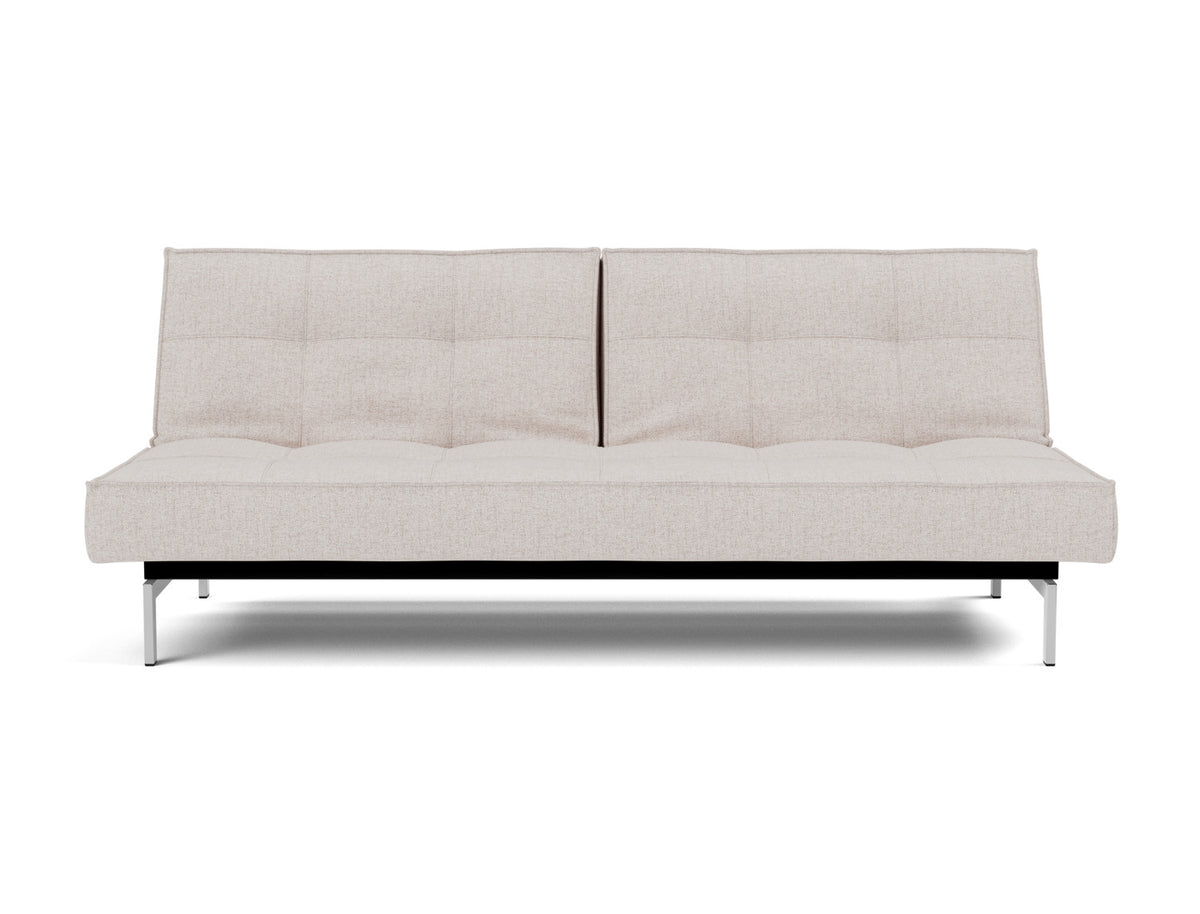 SPLITBACK Sofa Bed Chrome 115x210CM