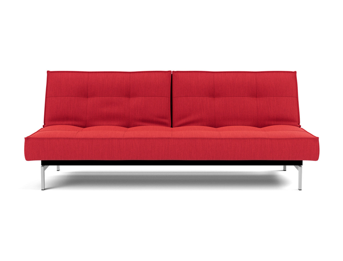 SPLITBACK Sofa Bed Chrome 115x210CM