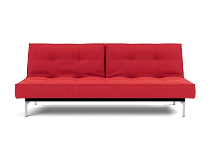 SPLITBACK Sofa Bed Chrome 115x210CM