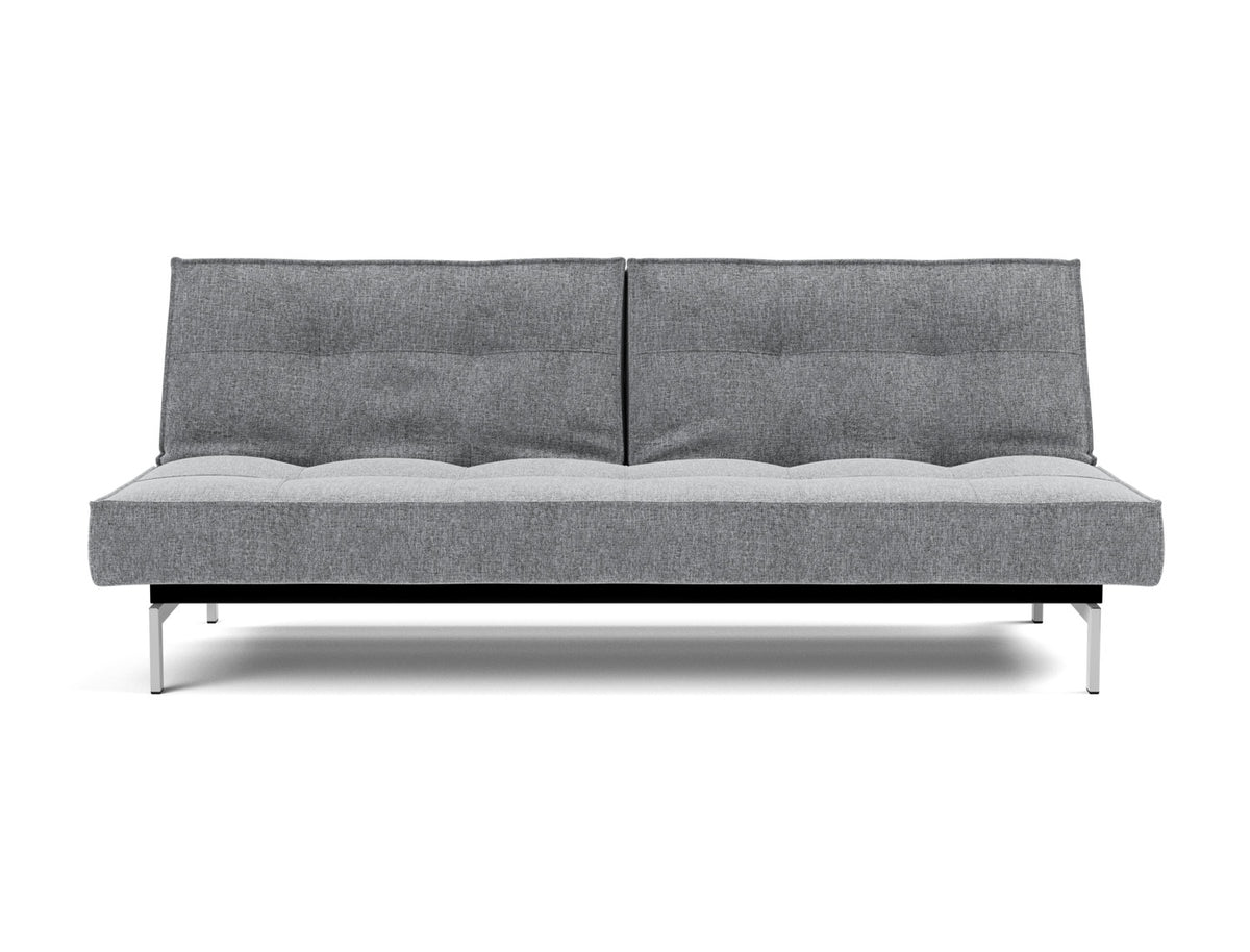 SPLITBACK Sofa Bed Chrome 115x210CM
